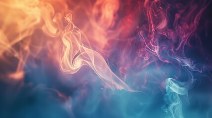 Fototapeta premium Abstract Colorful Smoke