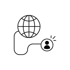 Web User vector icon