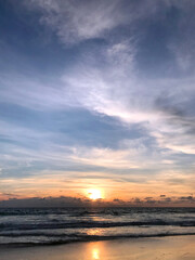 Sunset, one of the most beautiful beach viewpoints in Thailand
