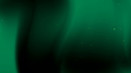 Dark green gradient background with scattered light green stars