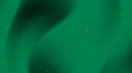 Dark green gradient background with small light green stars. Suitable for backgrounds, website banners