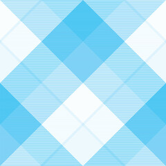 Blue plaid seamless pattern with checkered textile design