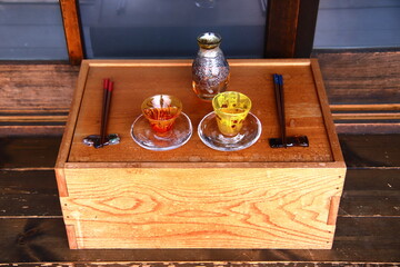 お箸とお猪口と徳利