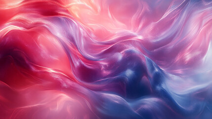Fototapeta premium A vibrant and fluid abstract background with swirls of red and blue, creating a dreamy and ethereal atmosphere.