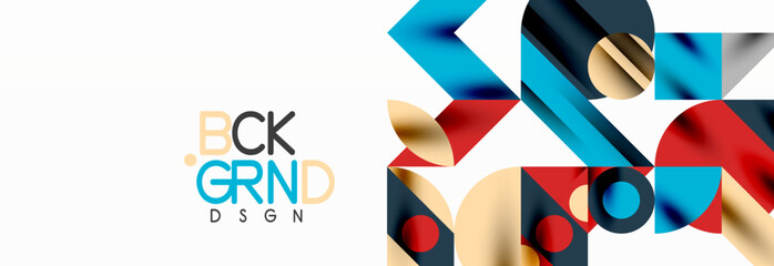 Trendy triangles lines, round elements and circles. Vector Illustration For Wallpaper, Banner, Background, Card, Book Illustration, landing page