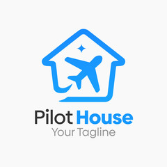 Pilot House Logo Design Template. Good for Business, Agency, Community and Organization