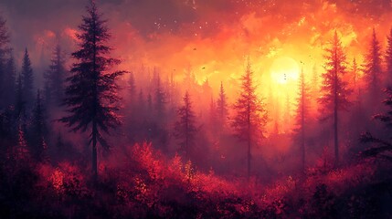 Artistic concept painting of a beautiful fantasy scenery