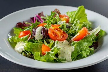 Salad background , ai