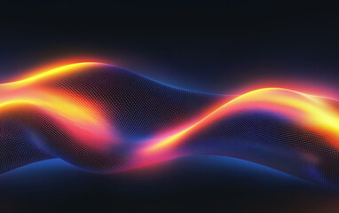 Grainy background. A vibrant abstract representation of flowing colors and light waves, creating a dynamic and mesmerizing visual experience.