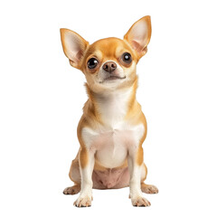 Obraz premium Adorable Chihuahua Puppy Sitting and Looking Up