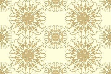 Seamless vintage pattern, seamless pattern illustration.