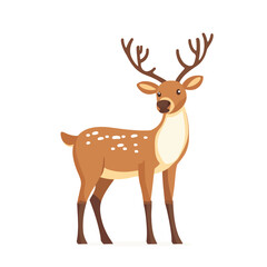 Obraz premium reindeer with red nose
