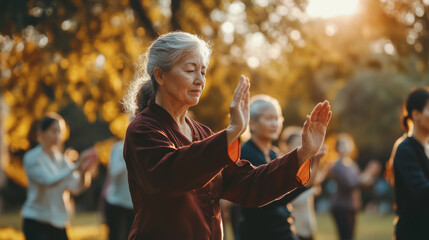 Inclusive Tai Chi Class for All Ages in Nature Setting