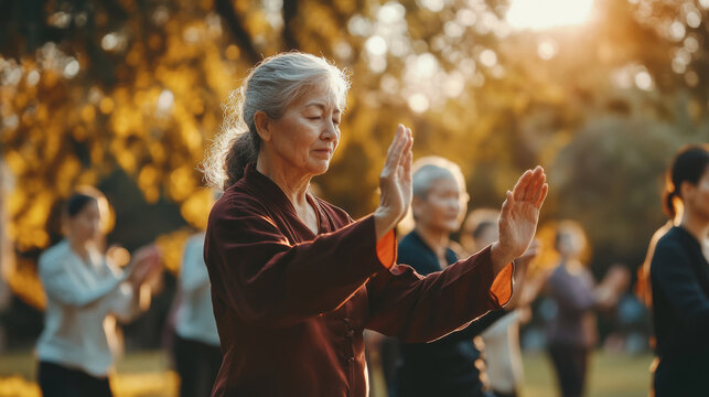 Inclusive Tai Chi Class for All Ages in Nature Setting