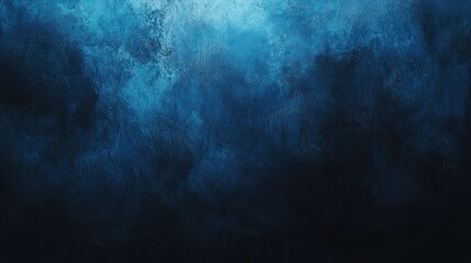 Naklejka premium Abstract dark blue to midnight black gradient with a subtle rough texture, creating a moody and sophisticated look.