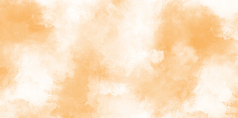 Abstract soft brown color light ink effect shades gradient watercolor texture, Watercolor abstract wet hand drawn texture, grunge and stained ink and watercolor textures on white paper background.