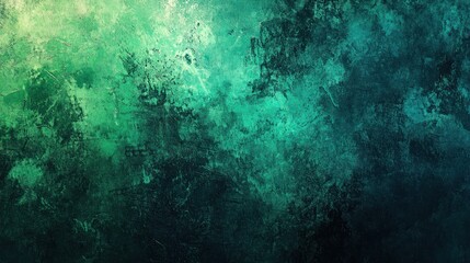 Obraz premium An abstract blend of neon green to teal with a gritty texture, giving it an edgy, futuristic feel.