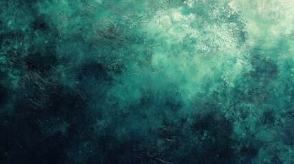 Fototapeta premium An abstract blend of neon green to teal with a gritty texture, giving it an edgy, futuristic feel.