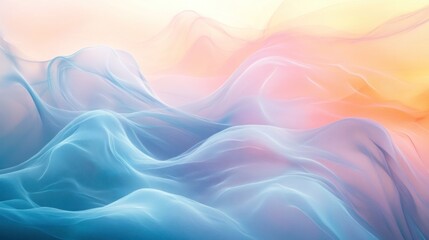 Obraz premium An abstract wave background with flowing, organic lines and soft colors, perfect for modern and creative projects.