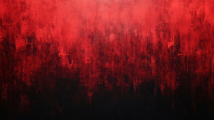 An intense gradient of red fading into black with a rough, grainy texture, giving a bold and dramatic feel.