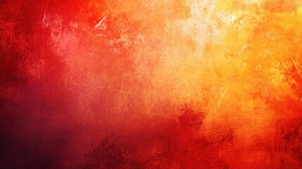 Obraz premium Gradient background from bold orange to deep red, textured with rough patches, adding depth and vibrancy.