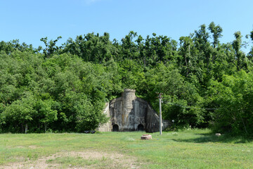 Powder magazine No. 13 of the Vladivostok Fortress on Russian Island