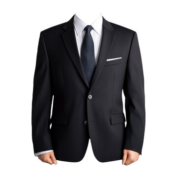 Man's Suit Jacket with Tie