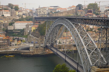 The Ponte Luís I, also called Ponte D. Luís I, or simply Ponte Luis I, originally called Ponte Luíz I, is essentially a truss arch bridge over the Douro between Porto and Vila Nova de Gaia in Portugal