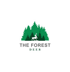 Forest Deer Logo design