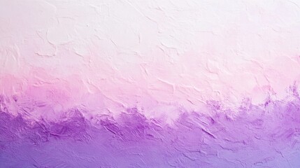 Obraz premium Soft pastel gradient transitioning from pink to lavender, textured with rough edges to add visual intrigue.