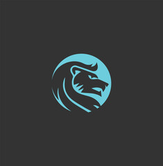 Lion Logo Design with vector