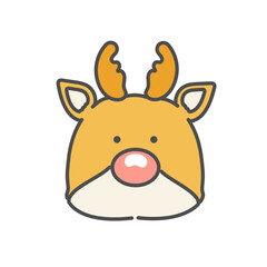 トナカイ　イラスト