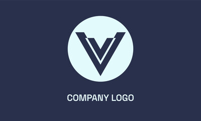 Elegant V logo for restaurant