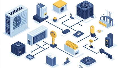 Obraz premium graphic resource for air conditioner