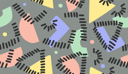 Cute pastel pattern background design