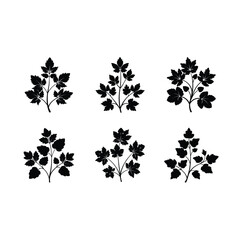 Coral Bells Generative AI Vector and Line Art Design for Print