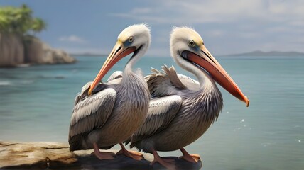 Two beautiful birds