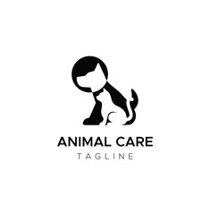 Animal care Logo with vector design