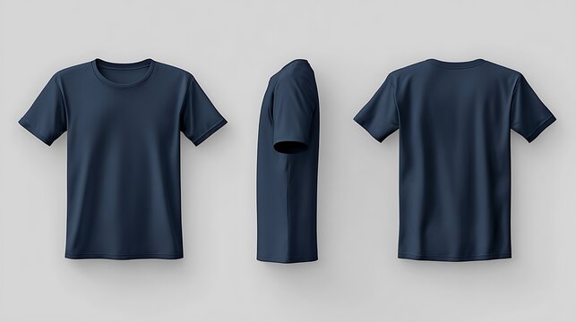 Navy t shirt template outlet