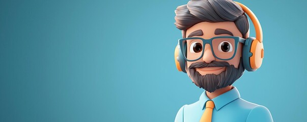 Business customer Service Quality CRM Business customer service, professional environment, no face, 3D illustration