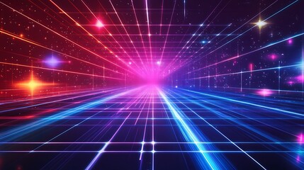 abstract background with lights