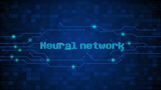 Expanding and Growing Neural Network from Center Core to Large Scale and Complex Web with Nodes and Connections. AI, Computer Algorithms, Artificial Intelligence and Large Language Model Visualization