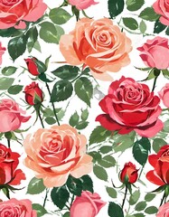 Naklejka premium A bouquet of roses