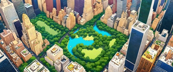 Fototapeta premium New York City, Central Park
