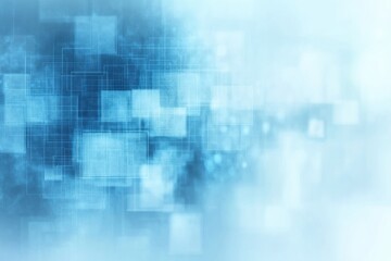 Obraz premium Abstract blue digital backdrop with glowing rays, perfect for futuristic tech design