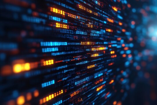 Programming code abstract technology background 