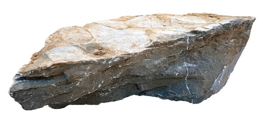 Limestone rock. Stone specimen. Sedimentary rock