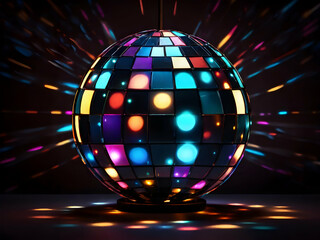 Illuminated Disco Sphere