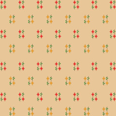 The geometric ethnic pattern of traditional style. Navajo, America Indian patterns. Design for background, wallpaper, clothing, wrapping, Batik, fabric, and prints. Vector illustration.