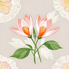 꽃자수